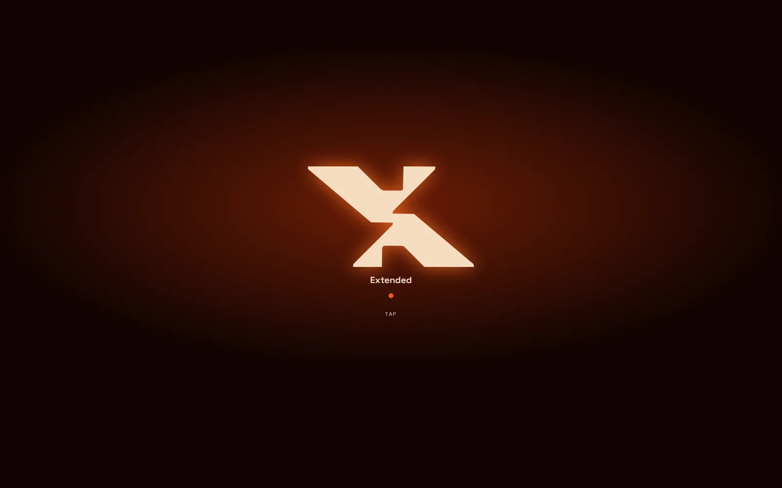 Extended — The front page of their whole site, built on the X they redraw for every flyer: it tears open at the tap, and each night’s flyer slices apart and rebuilds as the next, through all 25 since 2024.